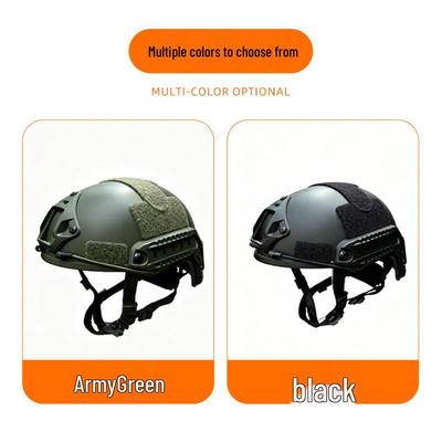 Taktyczny Kask Rowerowy Outdoorowy - Ochrona ABS w Stylu Wojskowym do Gier CS