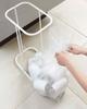 Yamazaki Luce Trash Bag Holder, Black, Approx. W22 X D33 X H55cm, Easy-to-Remove Garbage Bags, 7553
