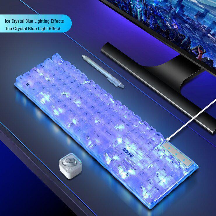 Douni KB101 RGB Transparent Gaming Keyboard