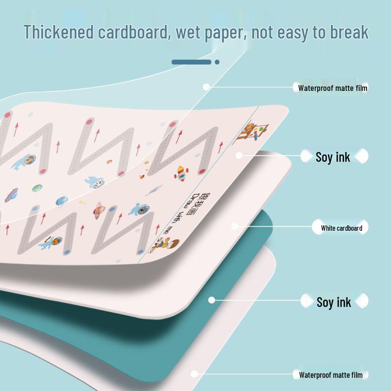 Kindergarten Pen Control Tracing and Dot-to-Dot Copybook for Children's Development