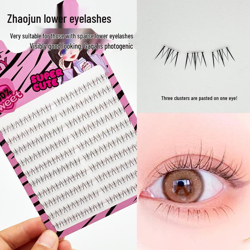10-Row Autumn Leaf & Sunflower Faux Eyelashes - Flat, Glue-Free