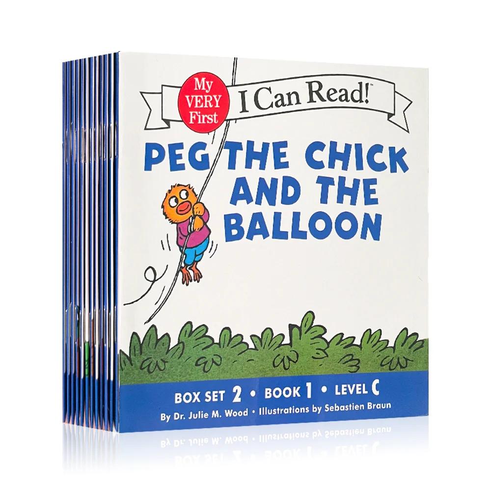 12книг/набор I Can Read Phonics Pink Alicious Мои первые иллюстрированные книги на английском языке для детей, малышей, карманная книга с историями