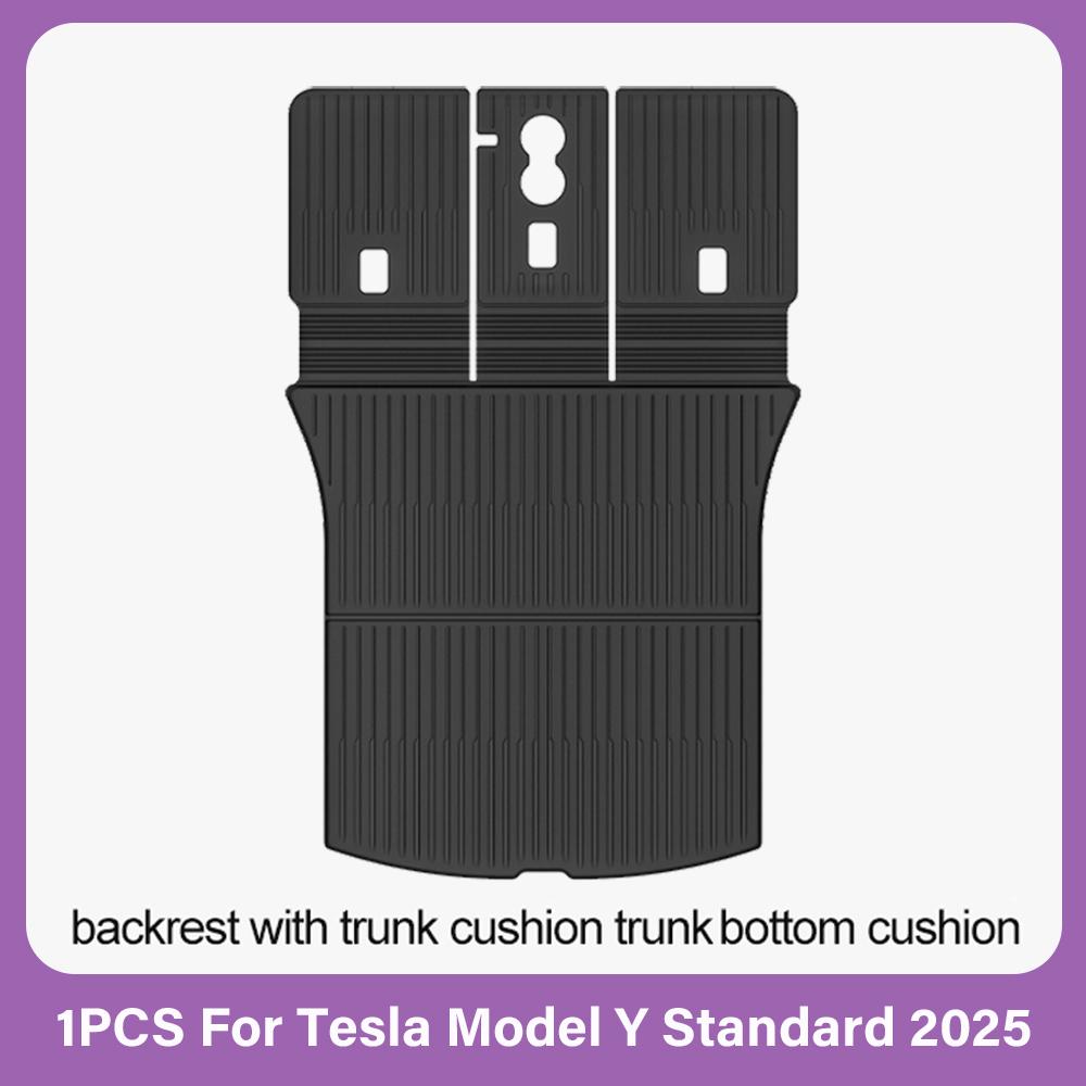 TPE Floor Mats For Tesla New Model Y Standard 2025 2026 Waterproof Luggage All Weather Full Set Mat Foot Pads Model Y Trunk Mats