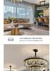 High-End Crystal Chandelier for Modern Spaces - Black, Luxury Lighting for Living Room, Bedroom, Bar, Restaurant, or Villa