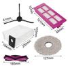 Main Side Brush Filter Mop Cloth Bag Kit For EUREKA V15 Pro For EUREKA J15 Vacuum Cleaner Accessories Replacement Parts