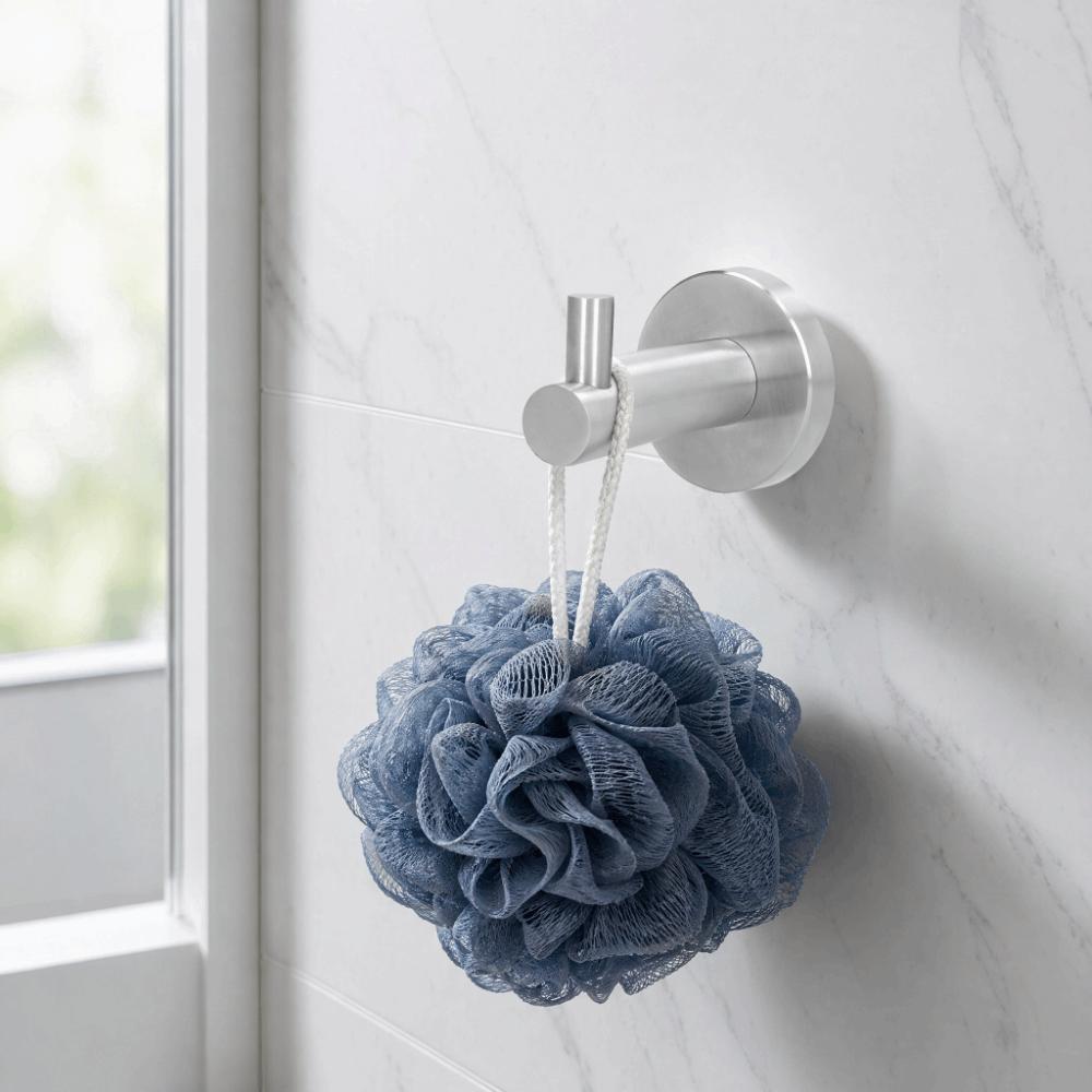 Rust Proof Towel Hanger Hook Silver Coat Hanger Hook Practical Wall Hook Multi-Purpose