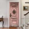 37Style Floral Door Stickers  Removable Vinilos Para Puertas Adhesive Wallpaper Art Murals for Doors Bibliotheque Modern Home Decor