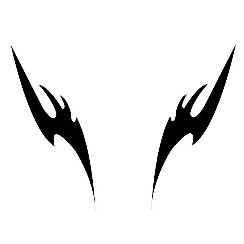 Pegatinas de coche, pegatinas decorativas para capó delantero, pegatinas tipo rasguño para coche, calcomanía modificada creativa con personalidad, accesorios para coche