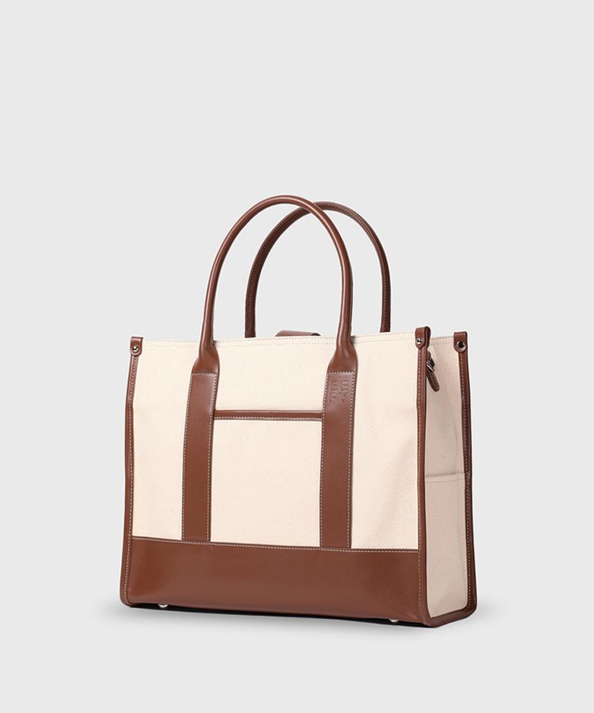 Eepy Ive Bag L Brown Canvas Tote Bag