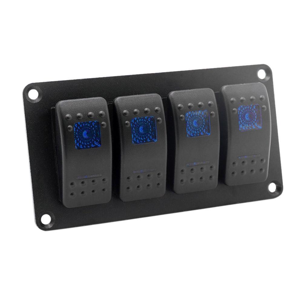 5-fach 12V 24V Schalttafel USB Schaltpaneel Wasserdicht LED Inndikator Auto Boot 5-fach 12V 24V Schalttafel USB Schaltpaneel Wasserdicht LED Inndikator Auto Boot