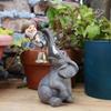 Bell Spirit Elephant Ornaments, Resin Outdoor Animal Statues, Villa Garden Balcony Craft Decorations