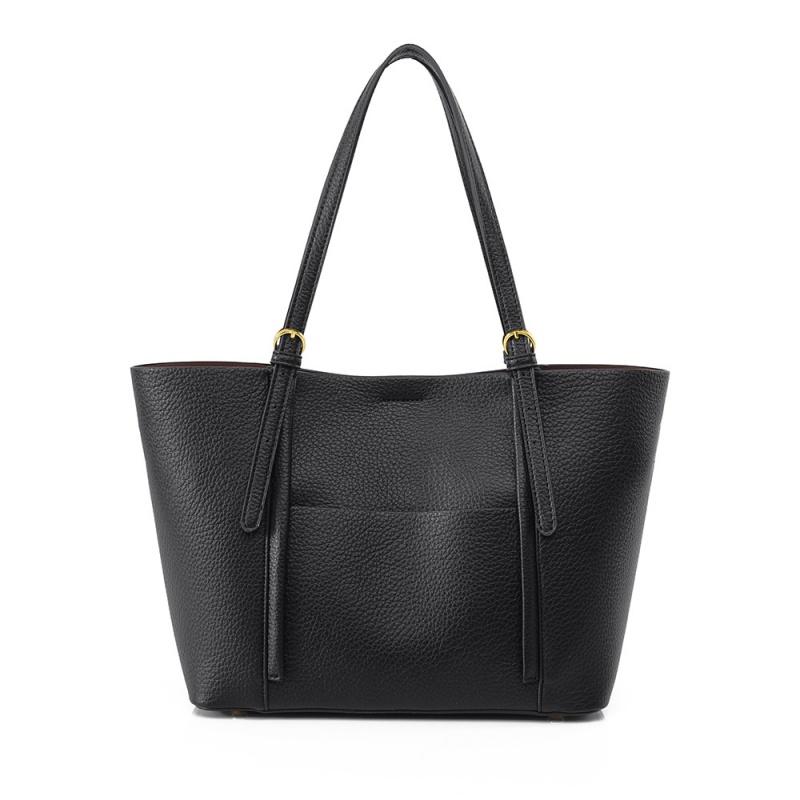 

Classic Black Women s Soft Leather Shoulder Bag Large Capacity Versatile Tote Handbag High Quality Female Composite Bag чёрный