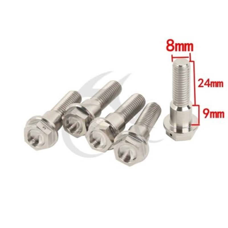 5x Titanium Front Brake Disc Rotor Bolts For Suzuki GS500 VL1500 VZ800 GSF1200 GSXR 600 750 1000 Motorcycle