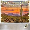 80''x60'' Loccor Tapestry Desert Cactus Mexico