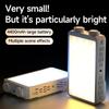 40W LED Camera Light 2800K-9000K RGB Video Light 4400mAh Rechargeable Photography Lighting Portable Light Panel