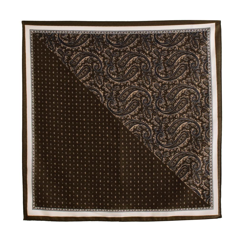 French retro leopard print silk scarf neck scarf simulation silk foreign style versatile temperament square scarf female live broadcast
