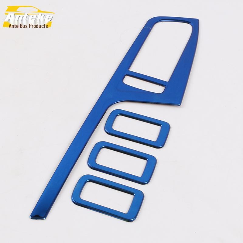 19 Lingdu Glass Lift Decor Panel & Window Lift Armrest Switch Frame Stickers
