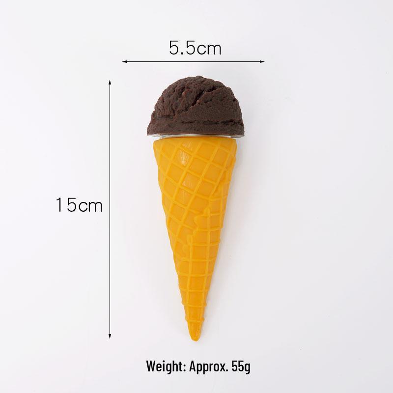 Creative DIY Ice Cream Cone Model Toy - Fun Dessert Decoration Prop