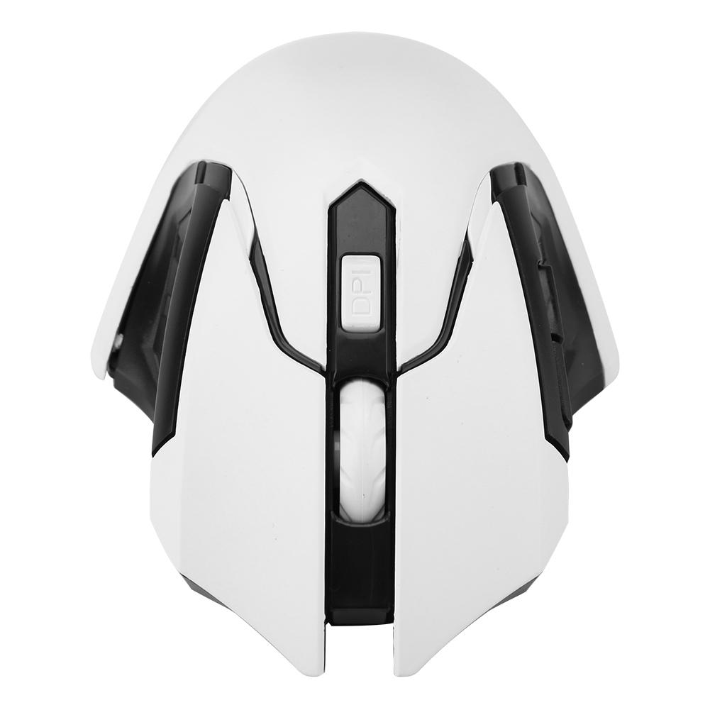 Optical 1200DPI Wireless Gaming Mouse Comfortable Grasp No Delay 2.4G Wireless Mouse - Black