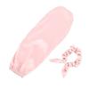 Bonnet for Sleeping Daily Usage 2 In 1 Hair Ties   and Curly Hair Bonnet with Elastic Scrunchie Pink