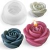 2026 New Flower Silicone Candle Mold 3D Peony Flower Soap Gypsum Resin Casting Mould Diy Chocolate Cake Baking Tool Wedding Gift