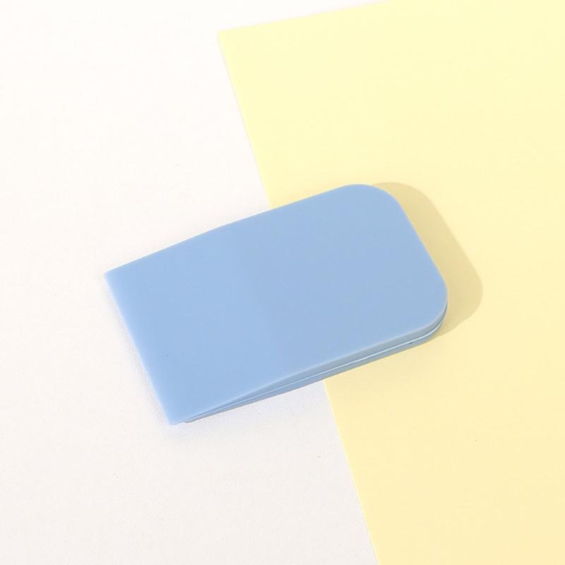 Flat Edge Silicone Makeup Brush Gentle Streakless Coverage Nonabsorbent Quick Wash Long Lasting Beauty Essential