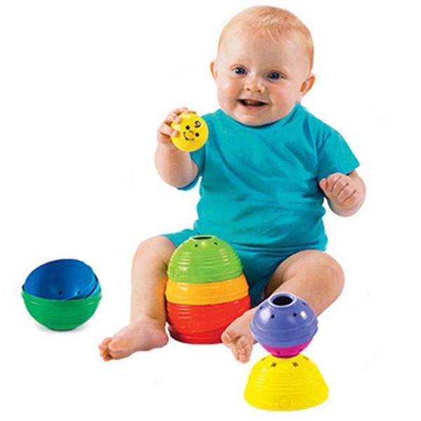 Fisher Price Classic Cup Stacking, Mixed Colors, 1 Piece, Korean Baby Products
