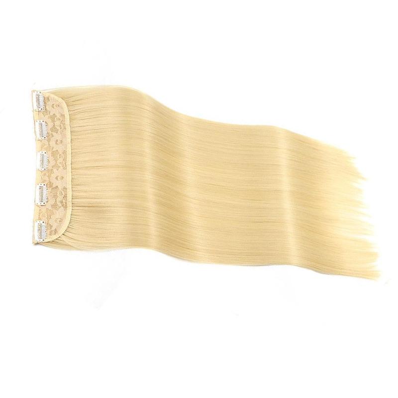 LISI волосы женские натуральные длинные прямые волосы наращивание парик 5 зажимов — фото 25