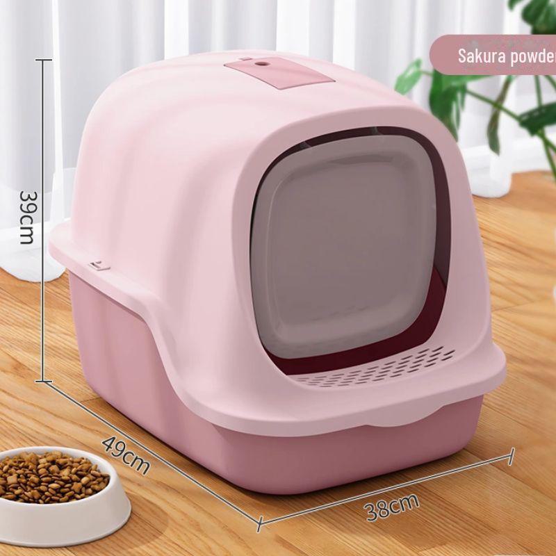 

Закрытый лоток для кошачьего туалета с защитой от брызг, дезодорантом и совком Large (20 pieces per box, free shipping)