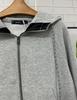 Women's High-End Casual Hooded Cardigan and Wide-Leg Pants Set for Spring/Autumn 2026