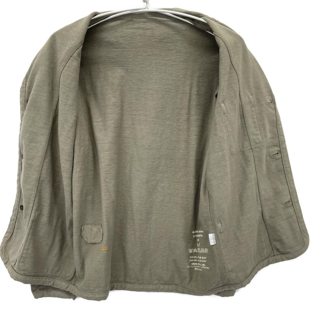 45R 80770192 Khaki 908 Tyrolean diggan with bumpy jersey tops 2 khakiUsed