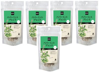 Bioral Herbal Tea Peppermint Blend 7 Tea Bags X 5 Packs
