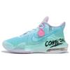 Air Max Impact 3 Fabric Cushioning Slip Resistant Abrasion Resistant Mid Top Basketball Shoes Unisex Light Blue DC3725-101(Team66-)
