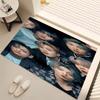 1pc Kpop Print Area Rug - Soft, Washable Non-Slip Indoor Mat, Living Room, Home Office Decorative Rug,Office Decorative