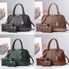 Stone Pattern Womens Shoulder Bag With Zipper Closure For Daily Use