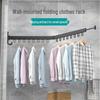 Foldable Wall-Mounted Retractable Clothes & Quilt Drying Rack for Balcony or Indoor Use