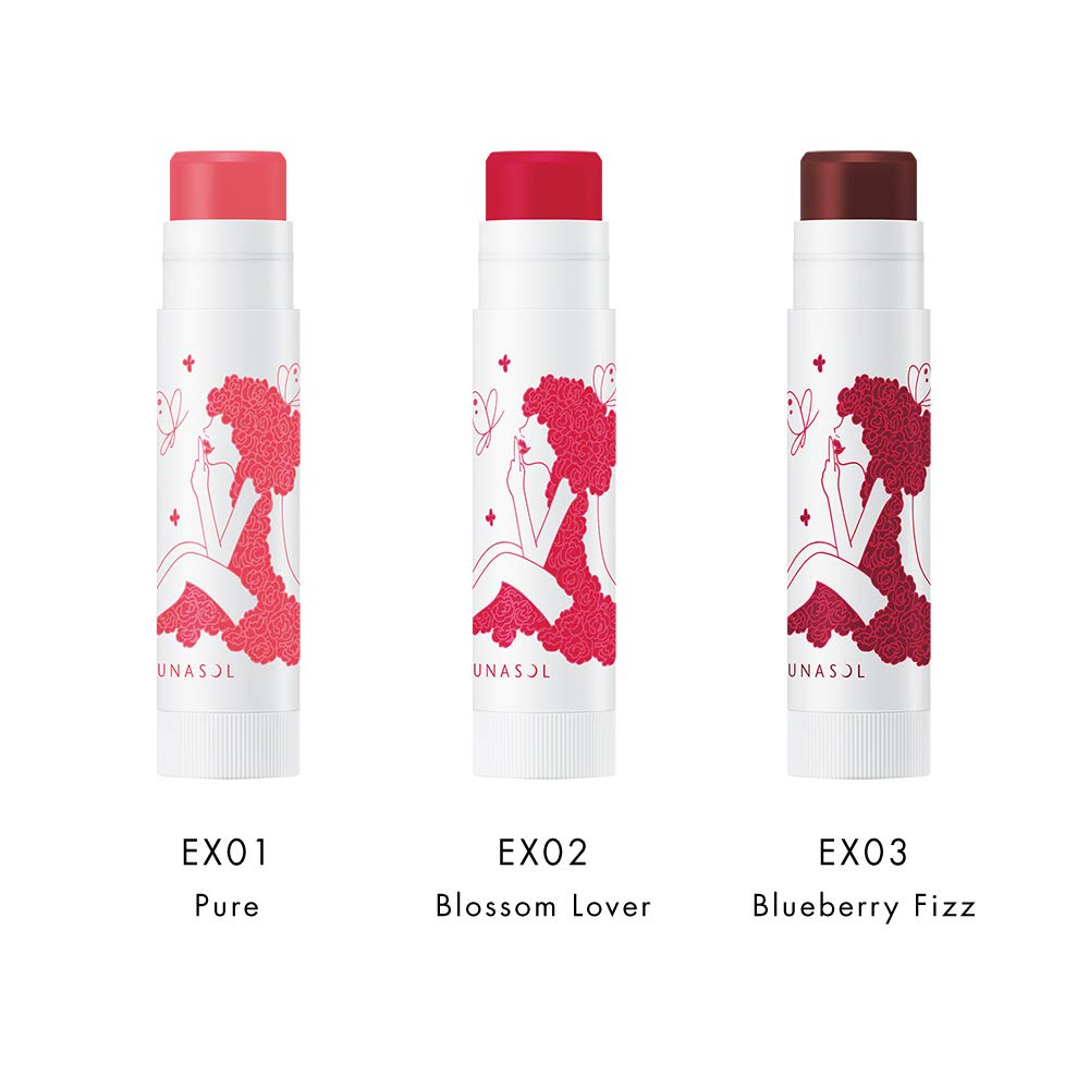 LUNASOL Melty Color Balm EX02 Lipstick Blossom Lover