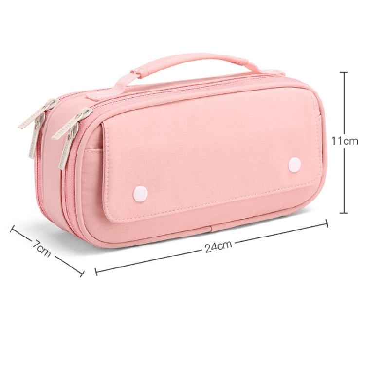 High Capacity Canvas Pencil Organizers For Students Lightweight Design Multipurpose Use Durables Fabric Waterproof Material