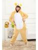 Adult Cartoon Red Dinosaur Flannel Onesie Pajamas for Autumn/Winter