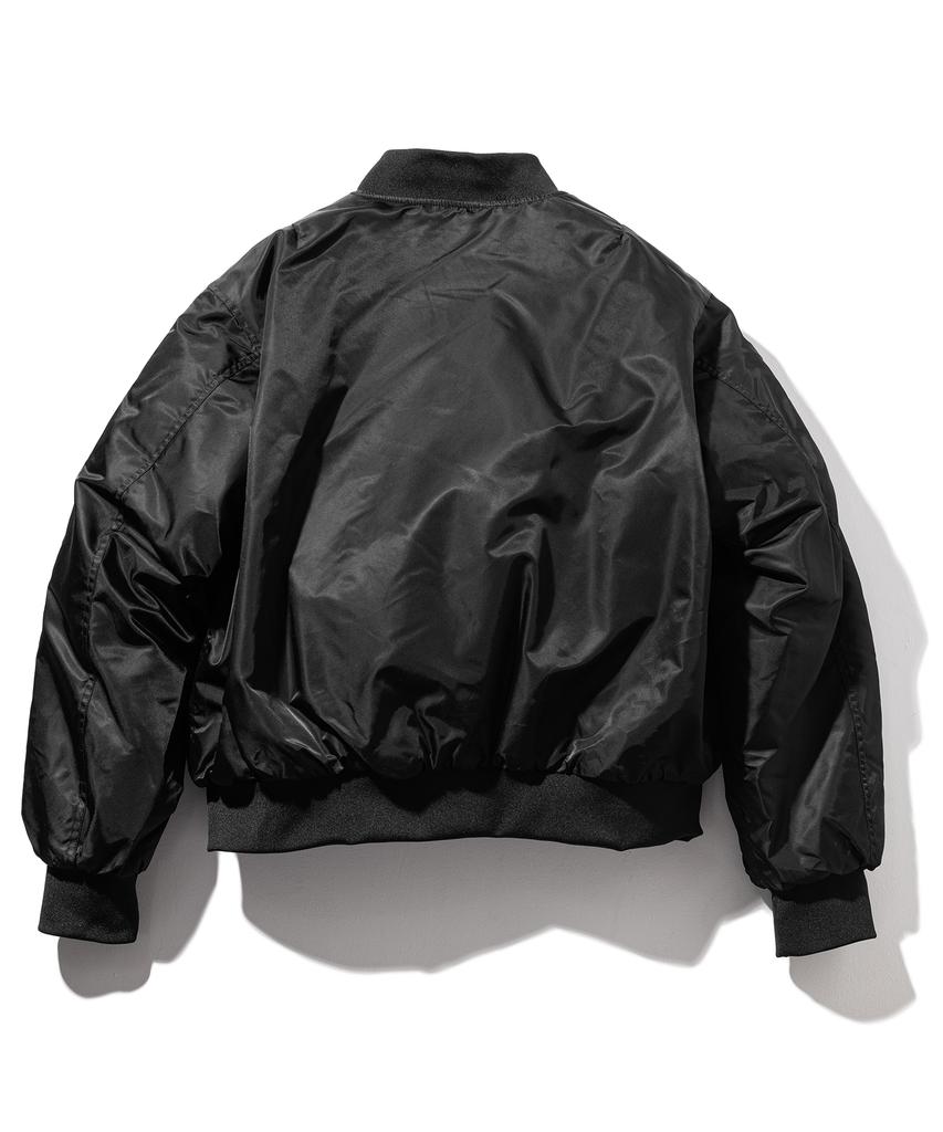 Massnoun 8oz Übergroße Ma-1 Bomberjacke Mfzpd003-Bk