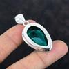 Faceted Chrome Diopside Pendant Natural Gemstone Pendant 925 Sterling Silver Pendant Chrome Diopside Jewelry Handmade Pendants Wedding Gifts
