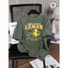 Hand Picked Lemon Always Fresh Print Washed T Shirt Women Cotton Clothes O-Neck Casual T-Shirt Loose Summer Top