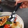 Cuchara para helado, cuchara para fruta de alta dureza, adorable, suave, de aleación de zinc