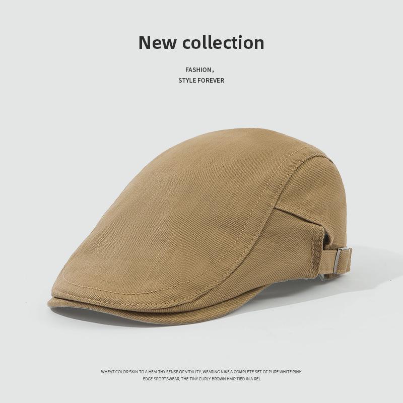 Berretto Newsboy Retro Trendy Stile Hong Kong - Berretto Unisex Minimalista Moda Primavera