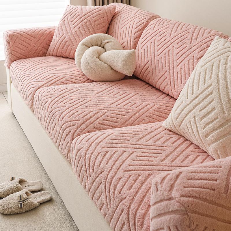 

Плюшевый чехол на сиденье дивана с полной защитой, пыленепроницаемый, съемный, тянущийся чехол на диван, чехол для 1/2/3/4-местного дивана, чехол для шезлонга Pillowcase (45x45cm)