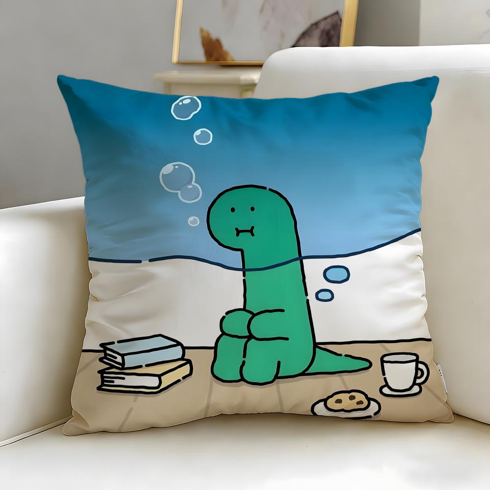 popular cartoon JOGUMAN Cushion Cover Soft & Easy-Wash Pillow Case – Versatile for Couch, Bed, Travel and Office
