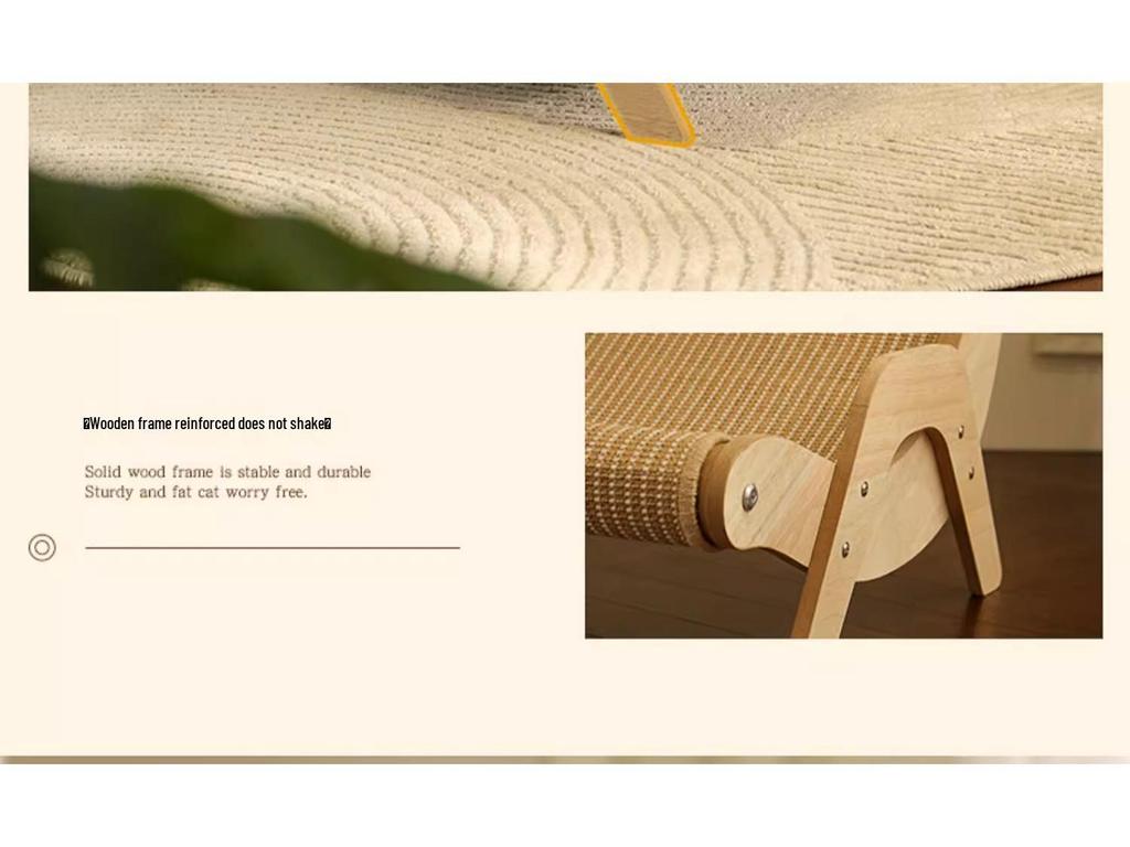 Sisal Cat Scratcher & Bed: Durable, Shed-Free Toy & Claw Board for Cats