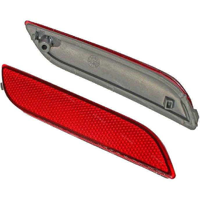Car Rear Bumper Reflector, Brake Light Marker, Compatible with Toyota Camry 2018-2021, 81920-06060/81920-33020/ To1184110, 81910-06070/81910-33030/