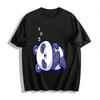 Lazy Lying Panda Print Casual Short Sleeve T-Shirt Pure Cotton T-shirt