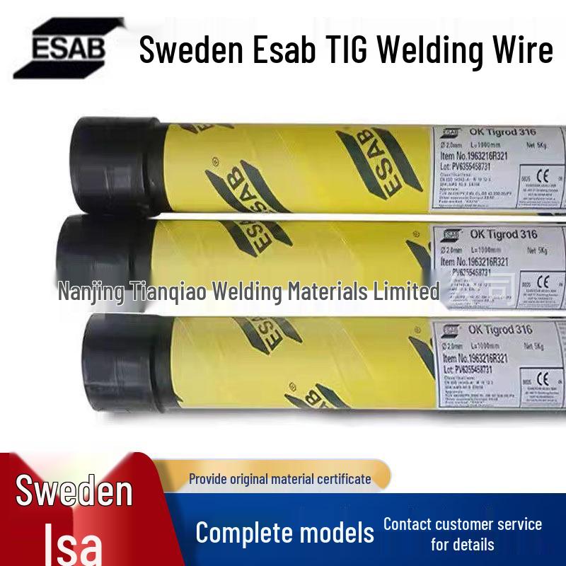 

ESAB ER2209 Duplex Stainless Steel TIG Welding Wire - OK Tigrod 2209 2.5mm Duplex Stainless Steel